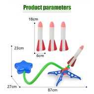 Rocket Air Launcher Mainan Anak Edukasi Toy EVA Foam Stomp Pump Kids Outdoor Toys for Boys Mainan Su