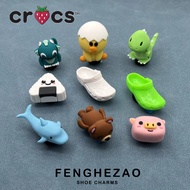 jibbitz Crocs charm 3D Dinosaur Shoes Model decoration buckle DIY accessory crocs jibbitz fast deliv