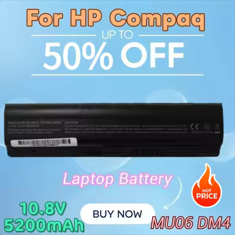 For HP Compaq HSTNN-181C Q61C IB0X Q62C CBOW IB0N MU06 HSTNN-IB1E OB0X 10.8V 5200mAh Laptop Battery 