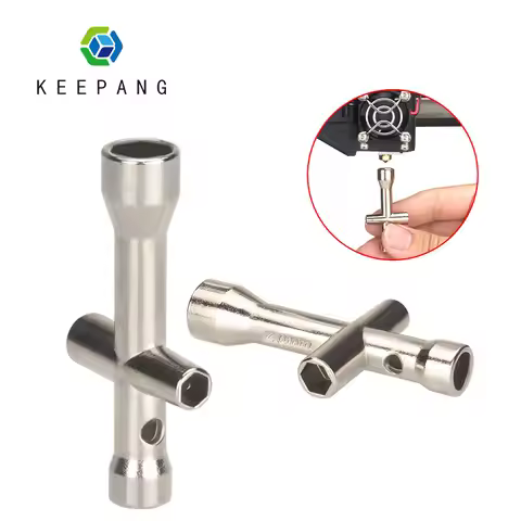 KeePang E3D V6 Nozzle Mini Spanner M2 M2.5 M3 M4 Screw Nut Hexagonal Cross Wrench Sleeve socket Main