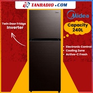 [SEDA] Midea Fridge Twin Door Inverter | Frost Free Refrigerator | 200L 240L 280L 330L 400L 490L PET