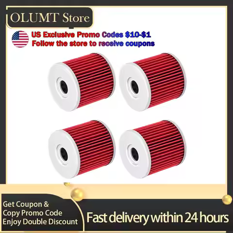 1/2/3/4Pcs Motorcycle Oil Filter For Hyosung GT650 Comet GT650R GT650S GV650 Aquila Avitar ST7 14-06