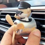 72KM Shiba Inu Pilot Car Air Freshener Air Outlet Flavoring Supplies Propeller Fragrance Interior Accessories Perfume Diffuser