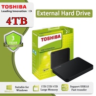 Toshiba External Hard Drive 1TB 2TB 4TB Mobile Hard Drive USB 3.0 Portable External Hard Drive 4TB H