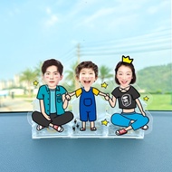 Mô hình standee cặp đôi lắc đầu đa dạng mẫu ghép mặt theo yêu cầu in theo yêu cầu dùng để decor tran