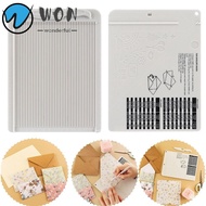 WON Craft Paper Cutter, Plastic Multi-purpose Paper Trimmer Scoring Board,  DIY Gift Box Letter with
