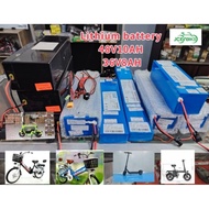 E BIKE  / E SCOOTER 100% ORIGINAL 48V 36V  8AH 10AH 18650  Lithium Battery /lithium charger