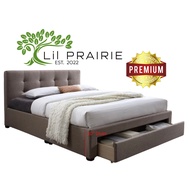 Lil Prairie Darcy Drawer Bedframe | Drawer Storage Bed Frame | Divan Bed - Queen Size - Free Delivery