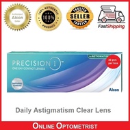 [NEW READY STOCK] ALCON Precision 1 Astigmatism Daily Clear Lens @30 Pieces Per Box@ *1-3 Days Shipp