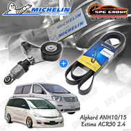 MICHELIN TOYOTA ESTIMA ACR30 2.4 VELLFIRE ANH10 FAN BELT TENSIONER AIRCOND ALTERNATOR POWER STEERING