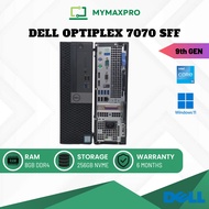 PC i5 Dell Optiplex 7070 SFF Intel Core i5 (9th Gen) / 8GB RAM / 256GB SSD / Win 11 HOME (Refurbishe