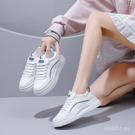 Sole Female Student 2026 InsCod Thick Sole Height Increasing Casual Sports Shoes - White