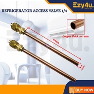 Access Valve 1/4" Refrigerator Access Valve Aircond Access Valve Peti Sejuk Spare Part