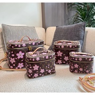 Lujia Takashi Murakami Co-Branded Series nice nano Cherry Blossom Pink Wash Bag Coin Purse Cherry Me