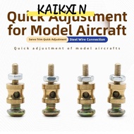 KAIKXIN 10pcs Linkage Stoppers, 15mm Length D1.8mm Pushrod Connectors, High Quality Metal Servo Conn