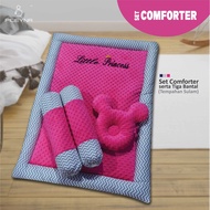 [READY STOCK] SET COMFORTER BABY [3BANTAL CUSTOM SULAM NAMA 30x40INCI]