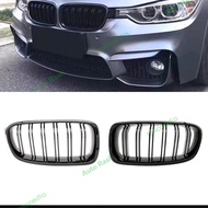 bmw F30 F31 F35 kidney grill grill front black double slat 1 set L/R