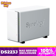 Synology DiskStation DS223J 2-BAY 4-Core 1.7 GHz Realtek RTD1619B NAS Enclosure