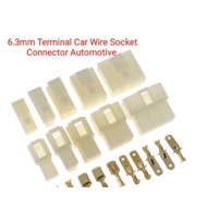 6.3MM TERMINAL SOCKET CONNECTOR GENERAL WIRE CONNECTOR 1Pin / 2Pin / 3Pin / 4Pin / 6Pin