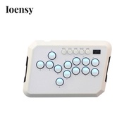 [Ioensy] Fighting Game Keyboard Rounded Corners Fighting Game Keyboard Controller Low Latency Button