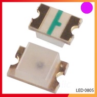[100 Pieces]- Purple LED 0805 Transparent SMD Stickers Shop