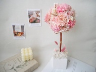 不凋繡球花球樹盆花【戀戀粉櫻】開幕禮/新居/名片座/客製化