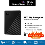 WD Western Digital 1TB / 2TB Slim Portable External Hard Disk USB 3.2With Backup Software & Password