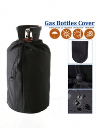 1入防水塗層瓦斯氣瓶罩,適用於瓦斯氣瓶防塵罩,汽車房油箱防風雨罩,適用於戶外防水、防塵和防紫外線罩