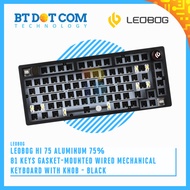 BTDC LEOBOG Hi75 Wired Aluminum DIY Kit Mechanical Keyboard Hot-Swap RGB Kit