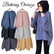 Oversize Batwing Sweatshirt Unisex Plain Oversize Sweater XXXL