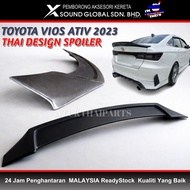 TOYOTA VIOS GEN 4 / ATIV / AC100 / NGC102 FIBER SPOILER DUCKTAIL | THAI STYLE DESIGN