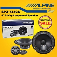 Alpine SPJ-161CS 6" 2-Way Component Speaker 250Watts ALPINE Car Speaker Kereta Tweeter
