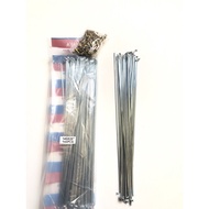 (Silver) Spokes 262 mm Bicycle Spokes