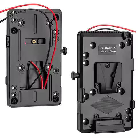 V-Mount Battery Plate with D-Tap Output for Steadicam Camera V-Mount V-Lock Battery for DSLR Camera 