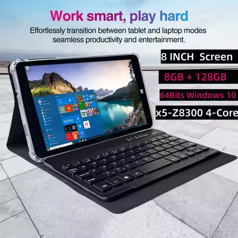 8GB RAM 128GB ROM 8 INCH Windows 10 Tablets Quad-Cores 64bit Intel Atom x5-Z8300 CPU 1280 x 800 IPS