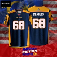 1957 Merdeka Clothing 2025 68th Jersey Merdeka Clothing 68 Years Old Ethnic Shirt T-shirt 2025 Merde