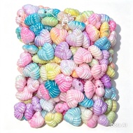 CYZY Pastel Iridescent Swirl Heart Acrylic Beads – Mixed Colors