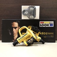 LOOK KEO 2 Max 黃色 Alberto Contador 聯名限量版 卡踏 踏板 防滑 扣片 鞋底板 公路車