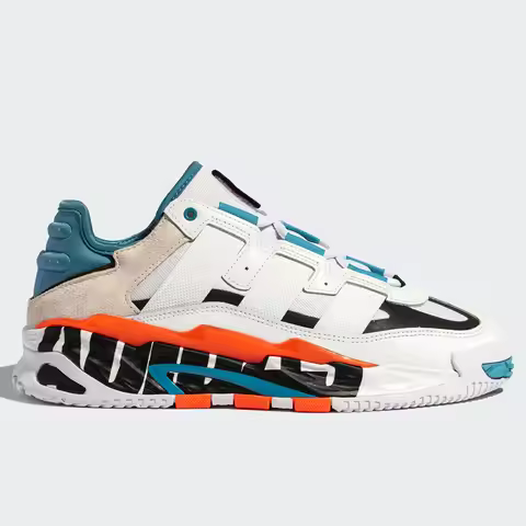 Adidas genuine clover NITEBALL men's and women's low cut classic sports shoes FX7644