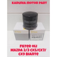 Filter Oli Mazda 2 Mazda 3 Mazda 5 Mazda 6 Cx3 Cx5 Cx7 Cx9 Biante Mazda 8 Non Skyaktiv Original
