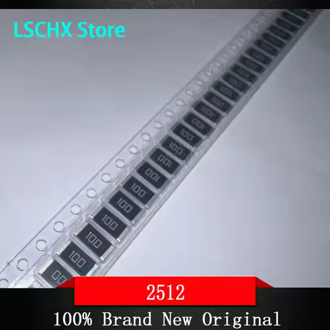 4000pcs/reel 2512 1% 1W SMD Chip Resistor resistors 0R - 10M 0 100 220 ohm 1R 10R 100R 220R 1K 2.2K 