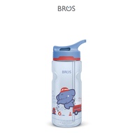 BROS Flip 550ml Straw Water Bottle | BPA-Free Water Bottle Drinking Bottle Drinkware