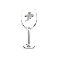 The s Jewels Ghost Jeweled Stemmed Wine Glass 21 Oz. Unique Gift