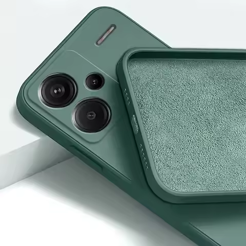 For Redmi Note 13 Pro Plus Case Cover Xiaomi Redmi Note 13 Pro+ Funda Coque Soft Original Liquid Sil