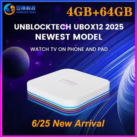 [Genuine]Ubox 12 japan tv box 2025 Unblock tech ubox12 tv box 4G64G top rated in UK Canada USA Korea