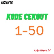 BEST CHECKOUT CODE 1-50