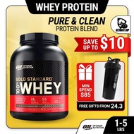 Optimum Nutrition, Gold Standard, 100% Whey Protein Powder, 2lbs (907g ) / 5 lbs (2.27 kg) / 10 lbs 