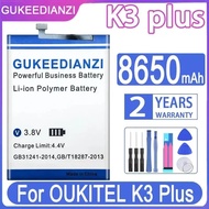 Reliable Power Supply 8650mAh For Oukitel K3 Plus Mobile Phone Battery
