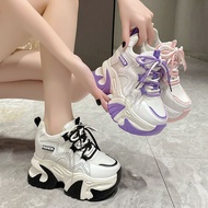 11cm High Heels, Fashionable Breathable Sneakers Women 2023