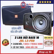 Đôi Loa J.B.L L3 Pro Bass 16 Bãi Zin 240W-8 Ôm Trợ Lời Karaoke Lắp Cafe Nhà Hàng Có Tay Treo Tặng 10